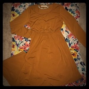 Long sleeve maxi dress